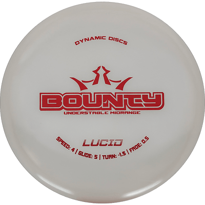 Dynamic Discs Bounty Dynamic Discs Bounty - Lucid / 178g - Pearl (Red) - Skyline Disc Golf