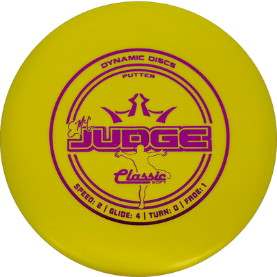 Dynamic Discs EMac Judge Dynamic Discs EMac Judge - Classic Soft / 174g - Yellow (Magenta) - Skyline Disc Golf