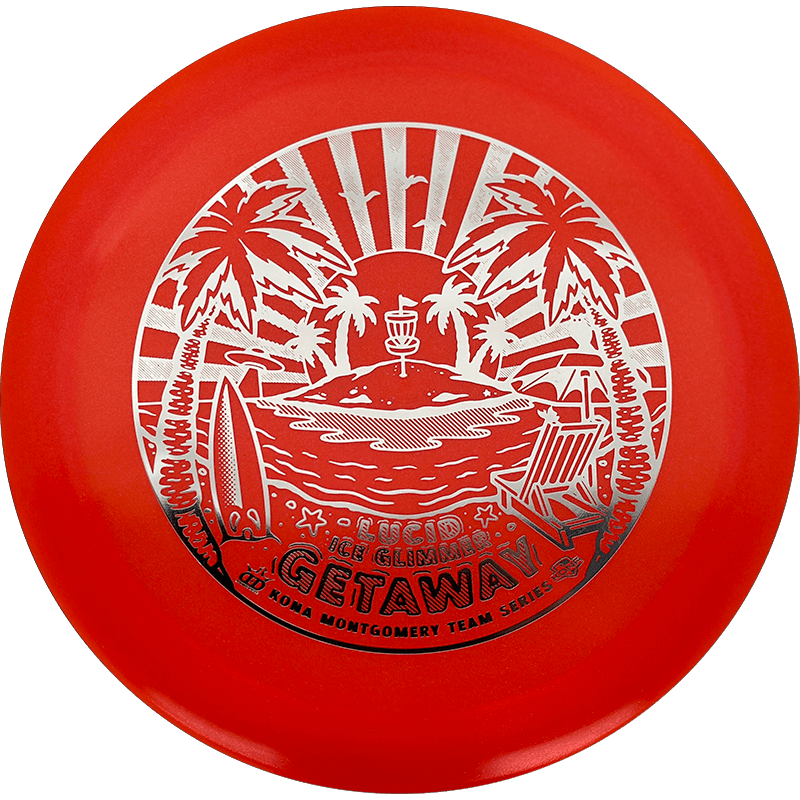 Dynamic Discs Getaway Dynamic Discs Getaway - Lucid Ice Glimmer / 170g - Orange (Silver) - Skyline Disc Golf