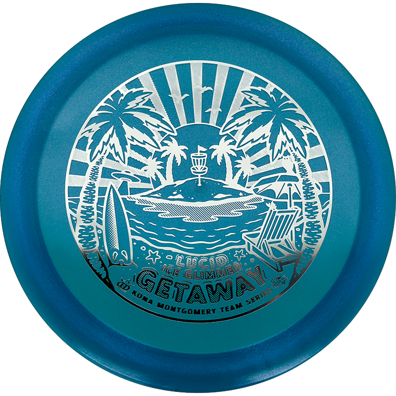 Dynamic Discs Getaway Dynamic Discs Getaway - Lucid Ice Glimmer / 171g - Blue (Silver) - Skyline Disc Golf