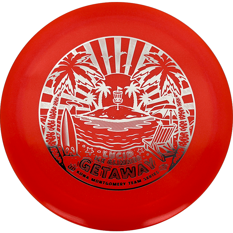 Dynamic Discs Getaway Dynamic Discs Getaway - Lucid Ice Glimmer / 172g - Orange (Silver) - Skyline Disc Golf