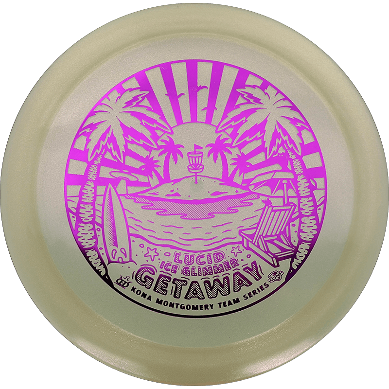 Dynamic Discs Getaway Dynamic Discs Getaway - Lucid Ice Glimmer / 173g - Pearl (Magenta Foil) - Skyline Disc Golf