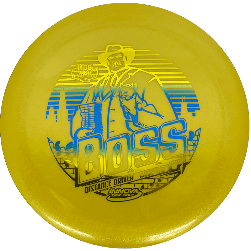 Innova Boss Innova Boss - GStar / 171g - Yellow (Yellow/Green/Blue Foil) - Skyline Disc Golf