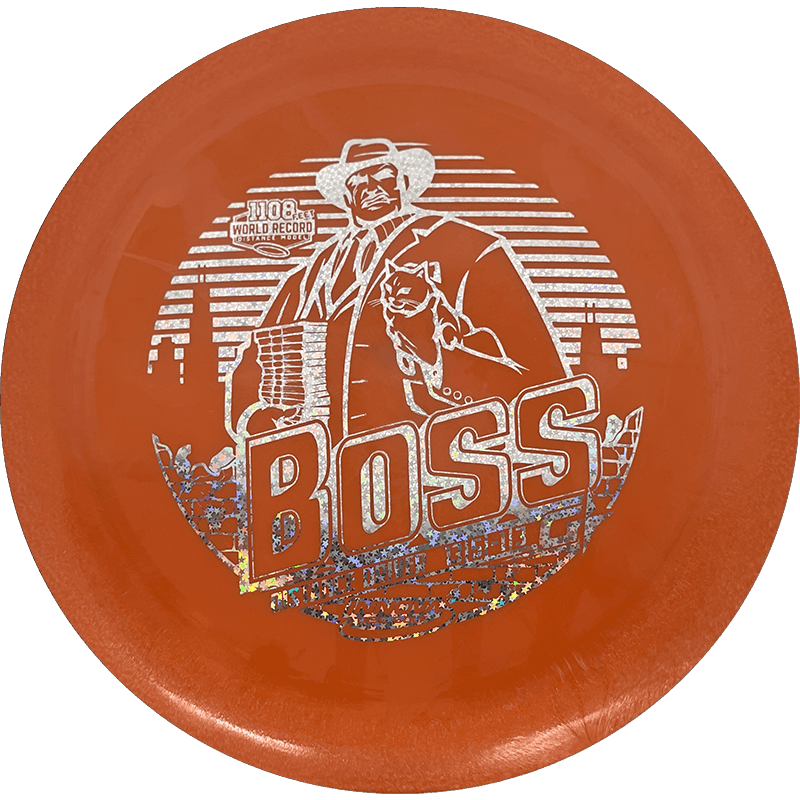 168g - Orange (Silver Stars) GStar Innova Boss - Skyline Disc Golf