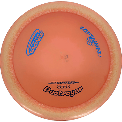 Innova Destroyer Innova Destroyer - Blizzard Champion / 142g - Peach (Blue Foil) - Skyline Disc Golf