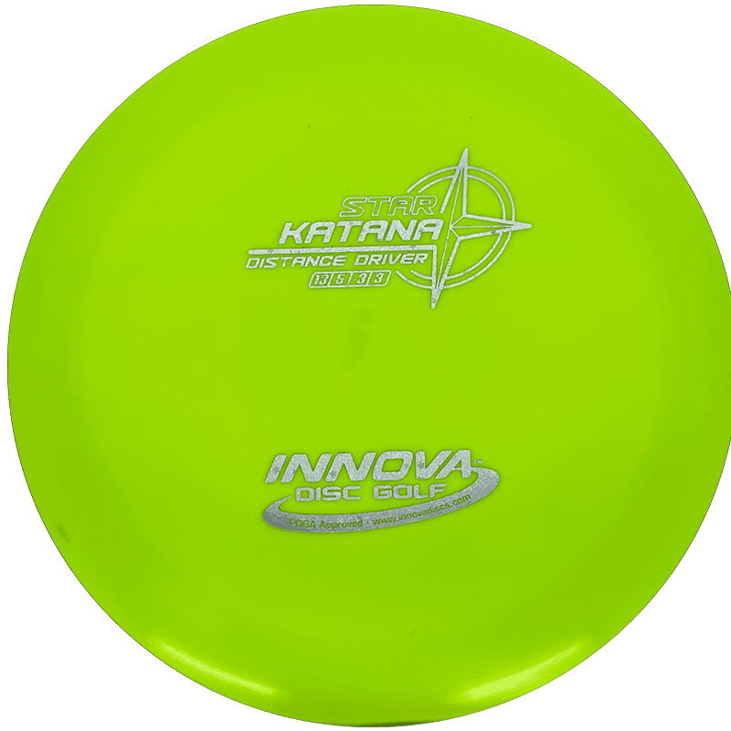 Innova Katana Innova Katana - Star / 173-75g - Bright Yellow (Silver Glitter) - Skyline Disc Golf