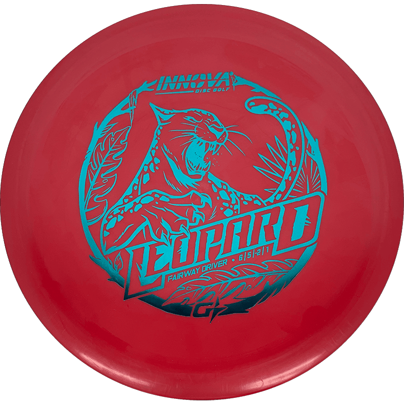 Innova Leopard Innova Leopard - GStar / 173-75g - Red (Blue Green Foil) - Skyline Disc Golf