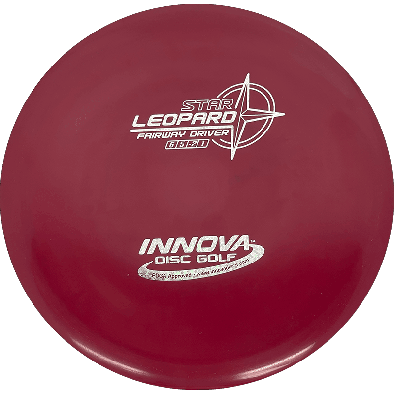 Innova Leopard Innova Leopard - Star / 170g - Red (Silver Stars) - Skyline Disc Golf