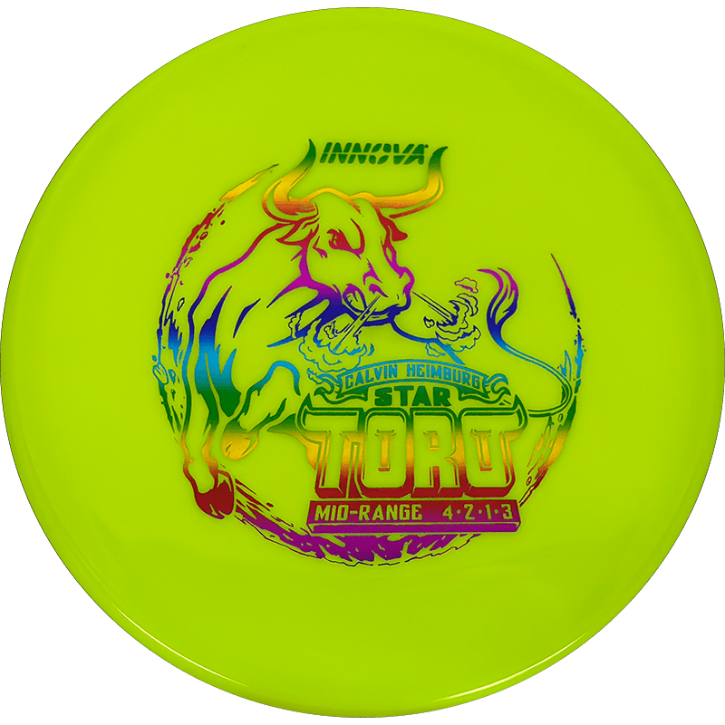 Innova Toro Innova Toro - Star / 173g - Highlighter Yellow (Rainbow Foil) - Skyline Disc Golf