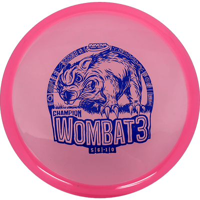 Innova Wombat3 Innova Wombat3 - Champion / 176g - Pink (Blue Foil) - Skyline Disc Golf