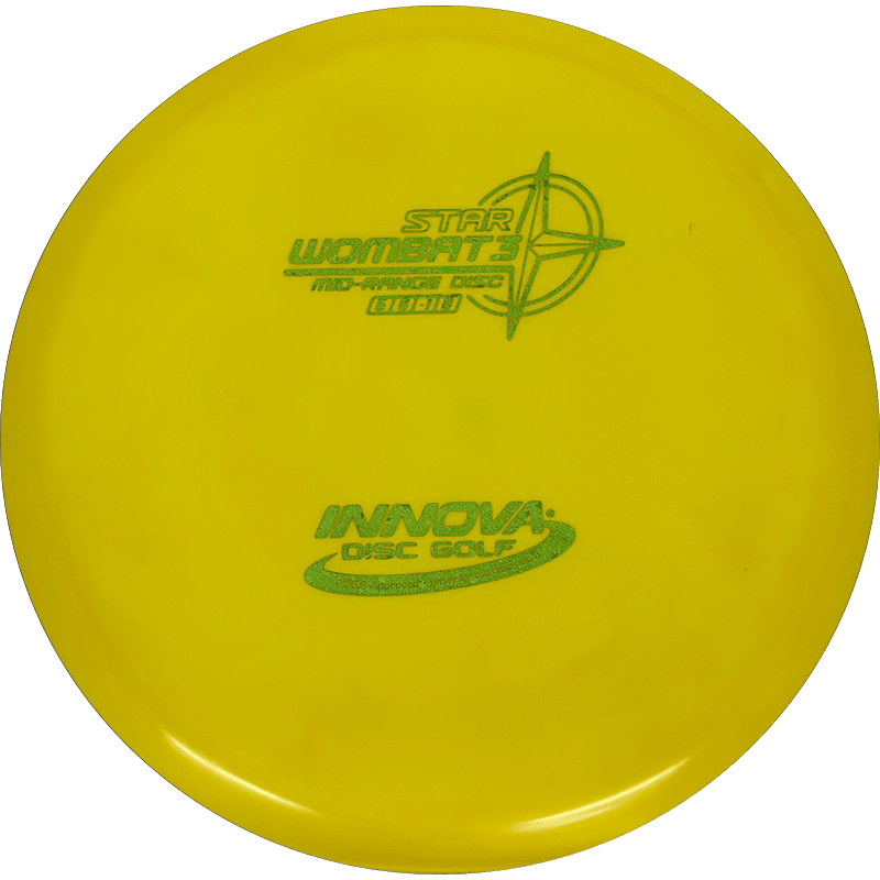 Innova Wombat3 Innova Wombat3 - Star / 177g - Yellow (Green Glitter) - Skyline Disc Golf