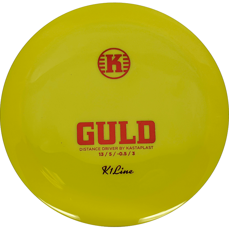 Kastaplast Guld Kastaplast Guld - K1 / 173g - Yellow (Red) - Skyline Disc Golf