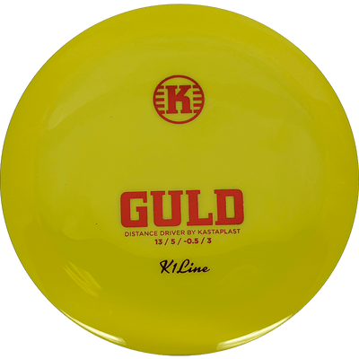 Kastaplast Guld Kastaplast Guld - K1 / 173g - Yellow (Red) - Skyline Disc Golf