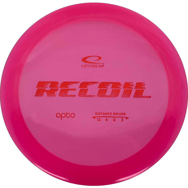 Latitude 64 Recoil - Opto / 174g - Pink (Red Foil) - Skyline Disc Golf