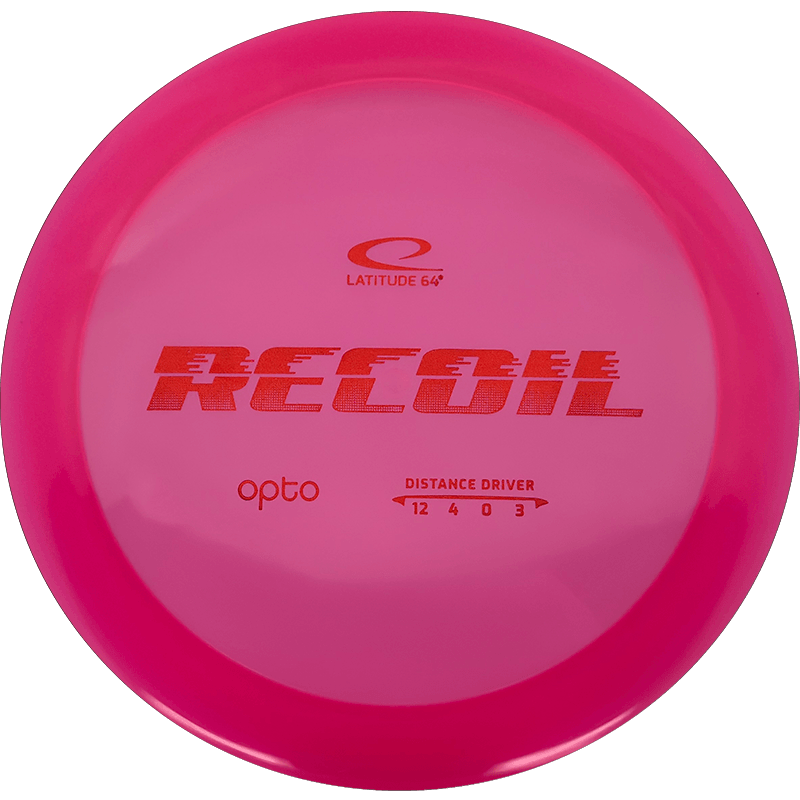 Latitude 64 Recoil Latitude 64 Recoil - Opto / 174g - Pink (Red Foil) - Skyline Disc Golf