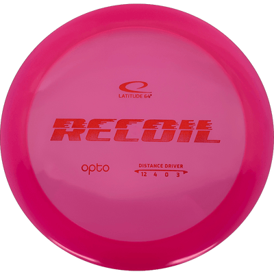 Latitude 64 Recoil Latitude 64 Recoil - Opto / 174g - Pink (Red Foil) - Skyline Disc Golf