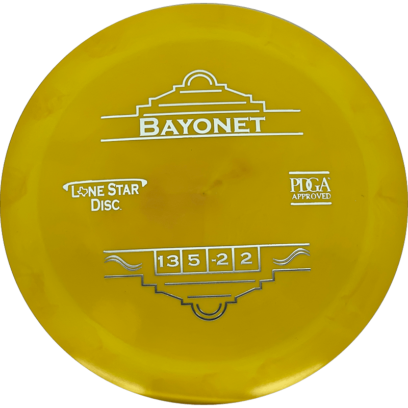 Lone Star Discs Bayonet Lone Star Discs Bayonet - Alpha / 174g - Yellow Orange (Silver) - Skyline Disc Golf