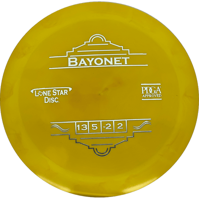 Lone Star Discs Bayonet Lone Star Discs Bayonet - Alpha / 174g - Yellow Orange (Silver) - Skyline Disc Golf