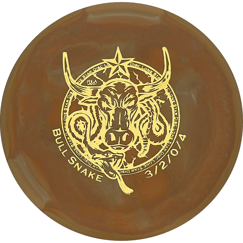 Lone Star Discs Bull Snake Lone Star Discs Bull Snake - Victor 1 / 174g - Clay (Gold) - Skyline Disc Golf