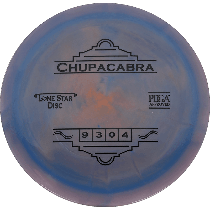 174g - Blue/Pink Swirl (Black) Alpha Lone Star Discs Chupacabra - Skyline Disc Golf