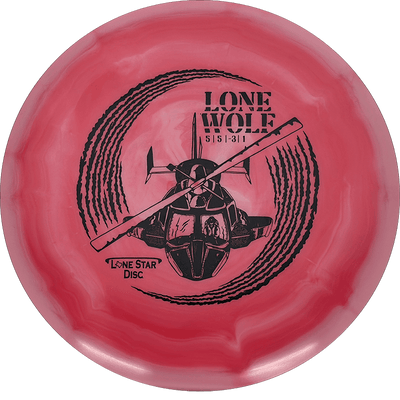 Lone Star Discs Lone Wolf Lone Star Discs Lone Wolf - Alpha / 174g - Red Swirl (Black) - Skyline Disc Golf