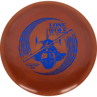 174g - Red Clay (Blue Foil) Alpha Lone Star Discs Lone Wolf - Skyline Disc Golf