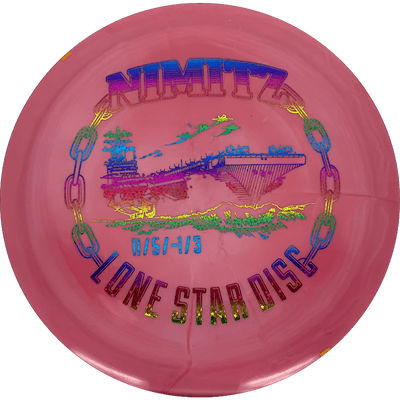 Lone Star Discs Nimitz Lone Star Discs Nimitz - Bravo / 173g - Red Swirl (Rainbow Stars) - Skyline Disc Golf