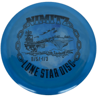 175g - Blue Swirl (Black) Alpha Lone Star Discs Nimitz - Skyline Disc Golf