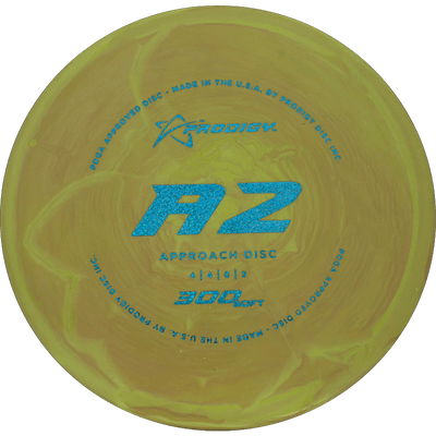 Prodigy Disc A2 Prodigy Disc A2 - 300 Soft / 174g - Yellow Green Swirl (Blue Shatter) - Skyline Disc Golf