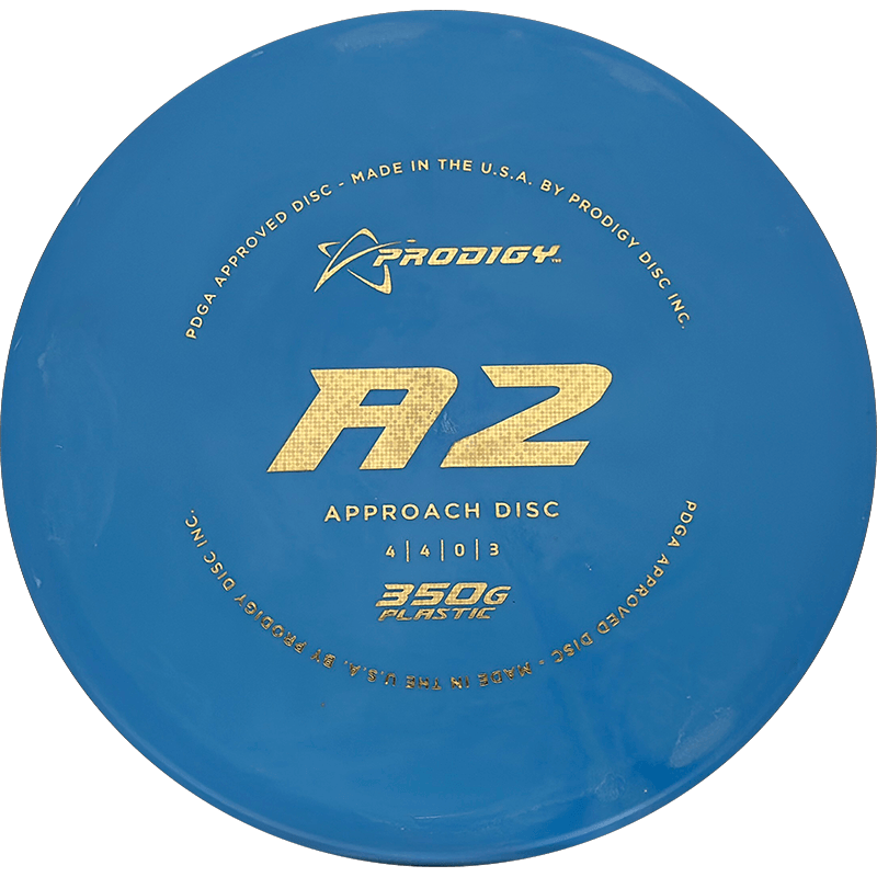 Prodigy Disc A2 Prodigy Disc A2 - 350G / 174g - Blue (Gold Gliitter) - Skyline Disc Golf