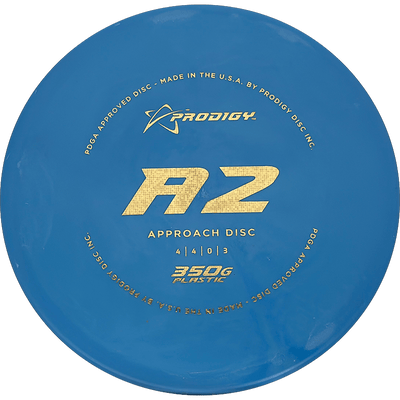 Prodigy Disc A2 Prodigy Disc A2 - 350G / 174g - Blue (Gold Gliitter) - Skyline Disc Golf