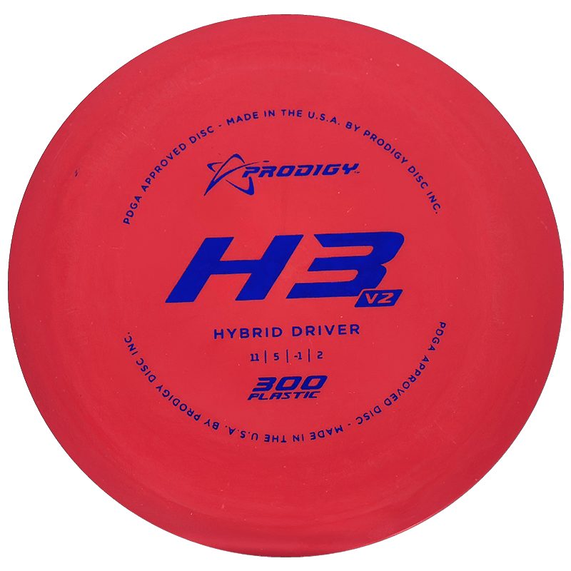 Prodigy Disc H3 V2 Prodigy Disc H3 V2 - 300 / 171g - Red (Blue) - Skyline Disc Golf