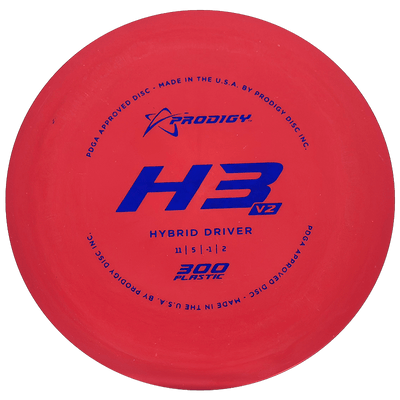 Prodigy Disc H3 V2 Prodigy Disc H3 V2 - 300 / 171g - Red (Blue) - Skyline Disc Golf