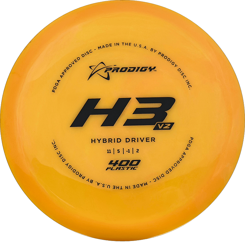 Prodigy Disc H3 V2 Prodigy Disc H3 V2 - 400 / 167g - Banana (Black) - Skyline Disc Golf