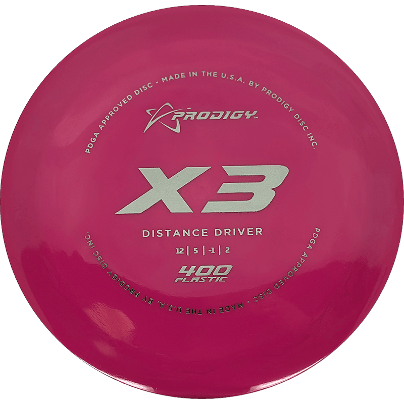 Prodigy Disc X3 - 400 / 169g - Rose (Pewter) - Skyline Disc Golf