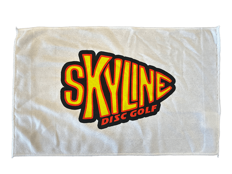 Disc Golf Bros. Skyline Disc Golf Sublimated Microfiber Towel - Skyline Disc Golf
