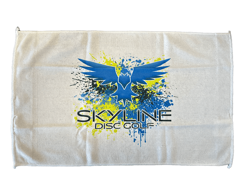 Disc Golf Bros. Skyline Disc Golf Sublimated Microfiber Towel - Skyline Disc Golf