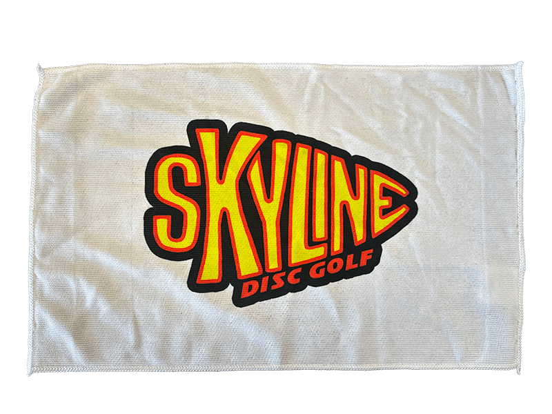 Skyline Disc Golf Sublimated Microfiber Towel - Microfiber / Skyline Disc Golf Arrowhead - Skyline Disc Golf