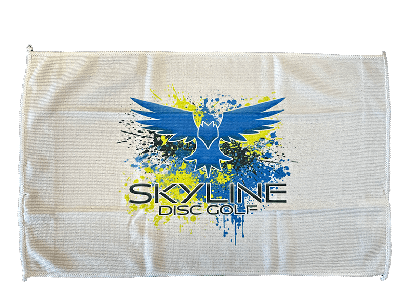 Skyline Disc Golf Sublimated Microfiber Towel - Microfiber / Skyline Disc Golf Paint Splatter