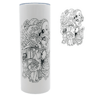 Skyline Disc Golf Sublimated Tumbler - 20 oz. / Grudge (Skooba's Art) - Skyline Disc Golf