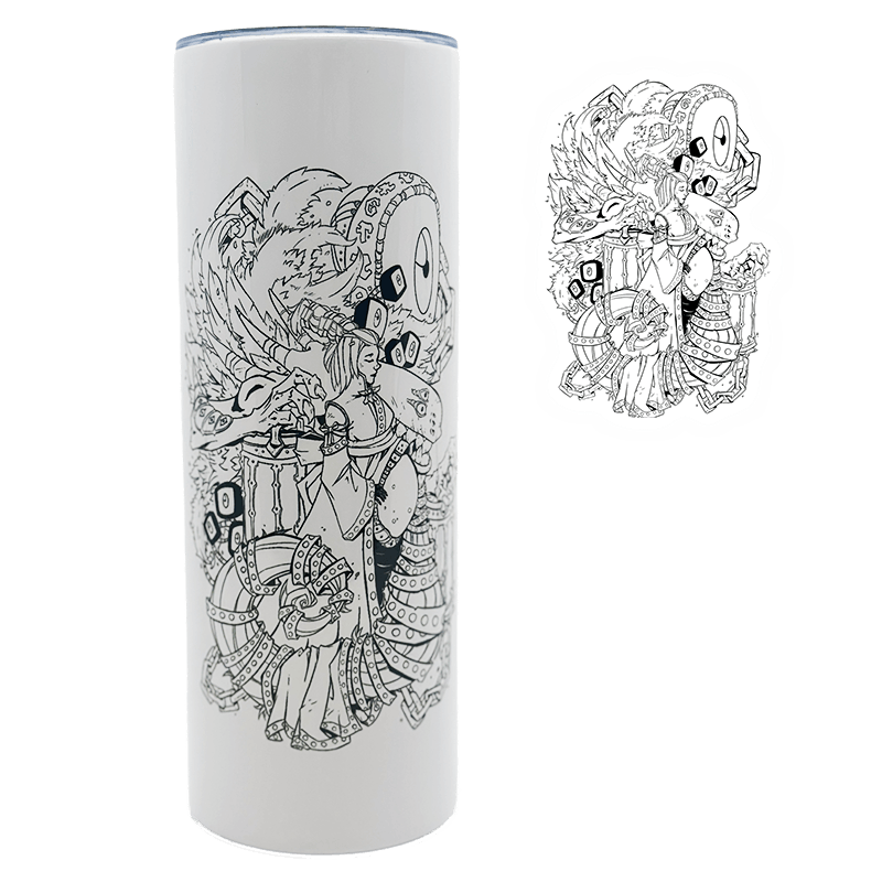 Skyline Disc Golf Sublimated Tumbler Skyline Disc Golf Sublimated Tumbler - 20 oz. / Grudge (Skooba's Art) - Skyline Disc Golf