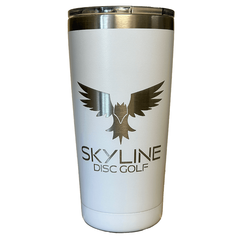 Skyline Disc Golf Tumbler Skyline Disc Golf Tumbler - 20 oz. / White - Skyline Disc Golf