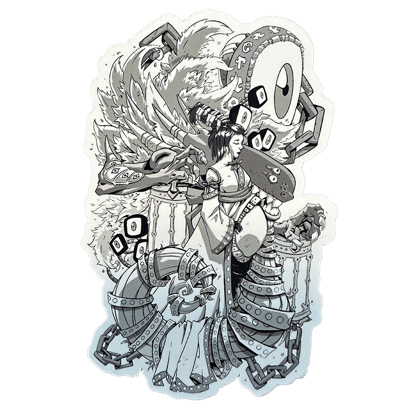 Vinyl Stickers - Skooba's Art / Grudge - Glossy