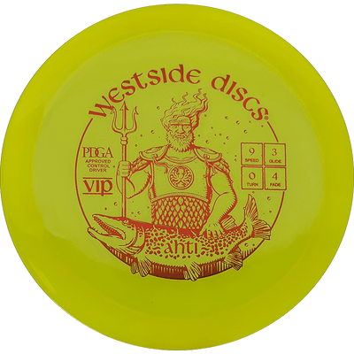 Westside Discs Ahti Westside Discs Ahti - VIP / 173g - Yellow (Red) *1005* - Skyline Disc Golf