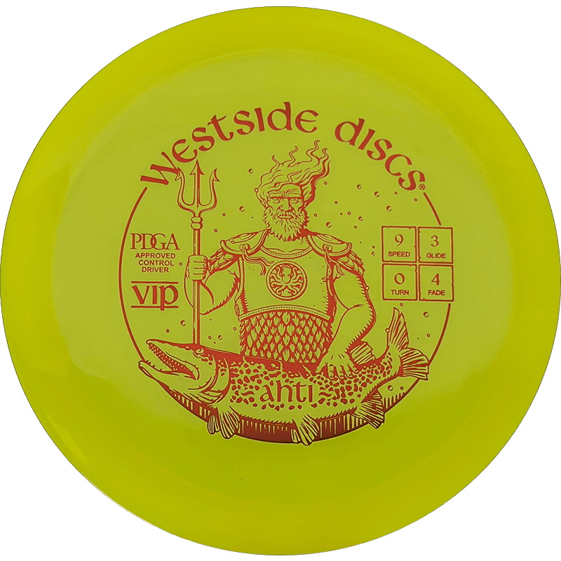 173g - Yellow (Red) *1005* VIP Westside Discs Ahti - Skyline Disc Golf