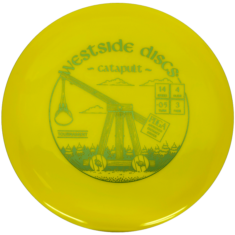 Westside Discs Catapult Westside Discs Catapult - Tournament / 175g - Yellow (Yellow Green Foil) - Skyline Disc Golf