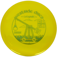 175g - Yellow (Yellow Green Foil) Tournament Westside Discs Catapult - Skyline Disc Golf